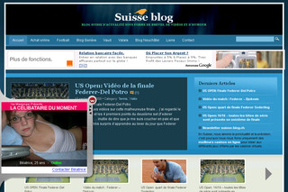 Aperçu visuel du site http://www.suisse-blog.ch/