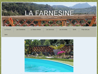 Aperçu visuel du site http://www.lafarnesine.fr