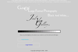 Joelvogt.com - Galerie Photo Grand Format Noir et Blanc