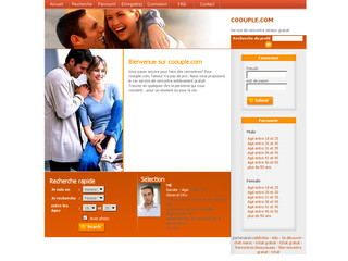 Aperçu visuel du site http://www.coouple.com/