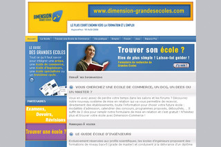 Dimension-grandesecoles.com - Site d'information sur les grandes écoles