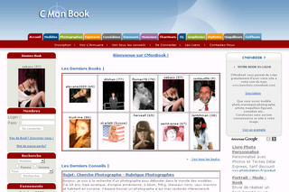 Aperçu visuel du site http://www.cmonbook.com