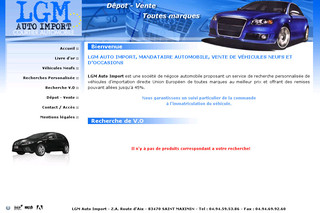 Lgmautoimport.com - LGM Auto Import - Mandataire automobile, véhicules neufs et d'occasions