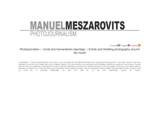 Aperçu visuel du site http://www.meszarovits.com