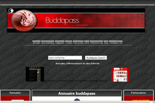 Aperçu visuel du site http://www.buddapass.com