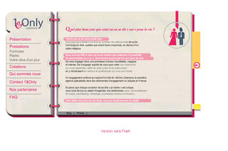1&OnlyCeremony sur 1andonly-ceremony.fr