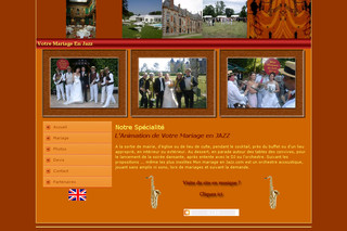Aperçu visuel du site http://www.mariage-jazzy.com