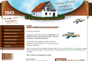 Aperçu visuel du site http://www.tbci.fr