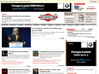 Aperçu visuel du site http://www.liberation.fr/