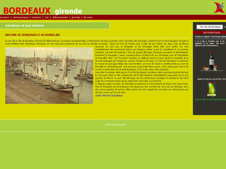 Aperçu visuel du site http://www.bordeaux-gironde.info