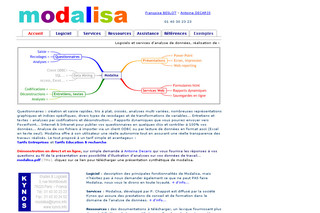 Aperçu visuel du site http://www.modalisa.com
