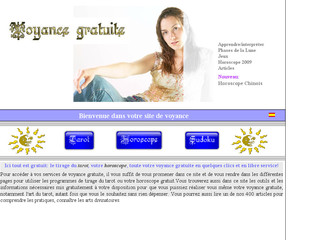 Aperçu visuel du site http://voyance-gratuite-tarot-horoscope.com/