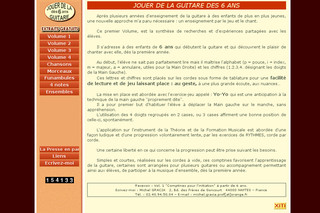 Aperçu visuel du site http://guitare-debutant.pagespro-orange.fr