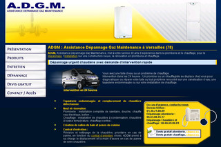 Aperçu visuel du site http://www.adgm.fr