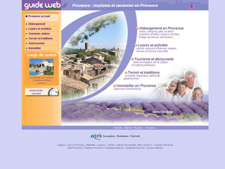 Provence.guideweb.com : Tourisme et vacances en Provence