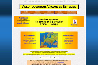 Aperçu visuel du site http://www.vacances.asso.fr