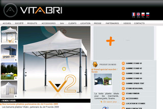 Aperçu visuel du site http://www.vitabri.com