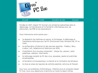 Depanpcsud.com - Depan' PC Sud - dépannage et maintenance informatique sur Arles