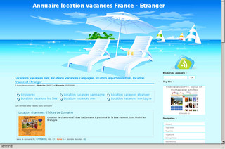 Annuaire locations vacances  sur Annuaire-locations-vacances.fr