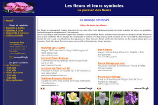 Aperçu visuel du site http://les.fleurs.free.fr