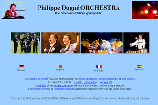 Aperçu visuel du site http://www.orchestra-europe.eu