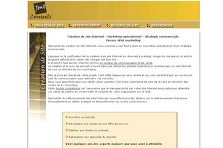 Aperçu visuel du site http://www.jmtconseils.com