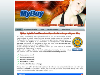 Mybuy.fr - Logiciel d'enchère automatique pour Ebay (Sniper)