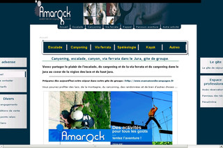 Aperçu visuel du site http://amarock.fr