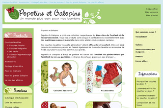 Popotinsetgalopins.com - Couches lavables et articles de puériculture - Popotins et Galopins