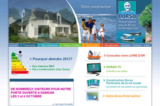 Aperçu visuel du site http://www.construction-dorso.fr