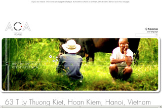 Aperçu visuel du site http://www.aca-voyage.com