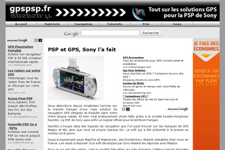 Gpspsp.fr - La PSP de Sony s'offre le GPS grâce à GoExplore et au module PSP-290