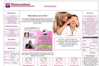 Aperçu visuel du site http://www.rencontres-du-net.com