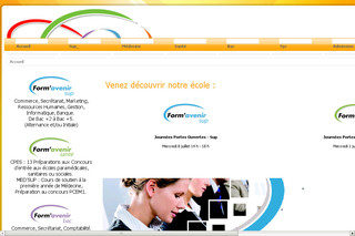 Aperçu visuel du site http://www.formavenir.com