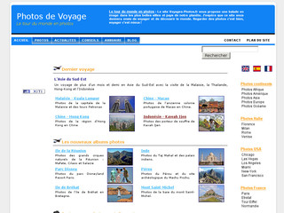 Aperçu visuel du site http://www.voyages-photos.fr
