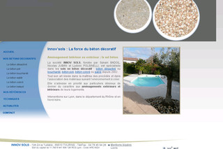 Aperçu visuel du site http://www.innovsols.fr