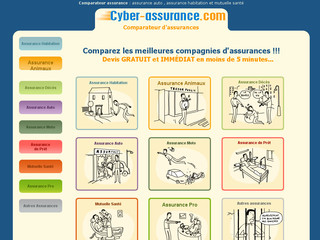 Aperçu visuel du site http://www.cyber-assurance.com