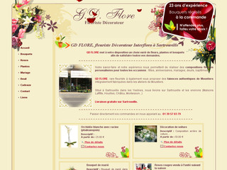 Aperçu visuel du site http://www.gdflore.com