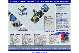 Fermeture-ACFAS : Fermeture du bâtiment, équipement de quai