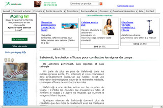 Aperçu visuel du site http://www.medisana.ma