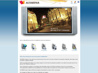 Aperçu visuel du site http://www.altabena.com