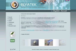 Aperçu visuel du site http://www.elyatek.com