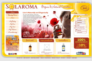 Solaroma.com - Produits cosmétiques naturels et biologiques