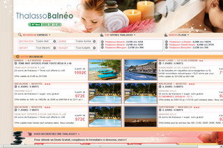 Aperçu visuel du site http://www.thalassobalneo.fr