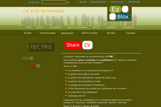 Aperçu visuel du site http://www.sharecv.com