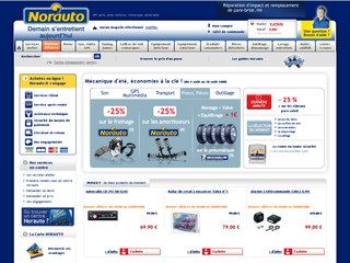 Aperçu visuel du site http://www.norauto.fr