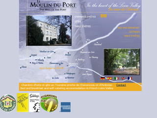 Aperçu visuel du site http://www.lemoulinduport.com