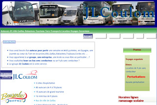 Aperçu visuel du site http://www.coulom.fr