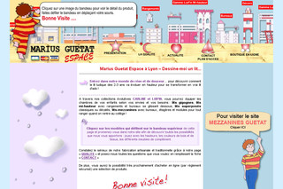 Aperçu visuel du site http://www.marius-guetat.com