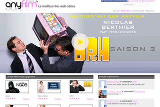 Aperçu visuel du site http://www.bubbleflash.com